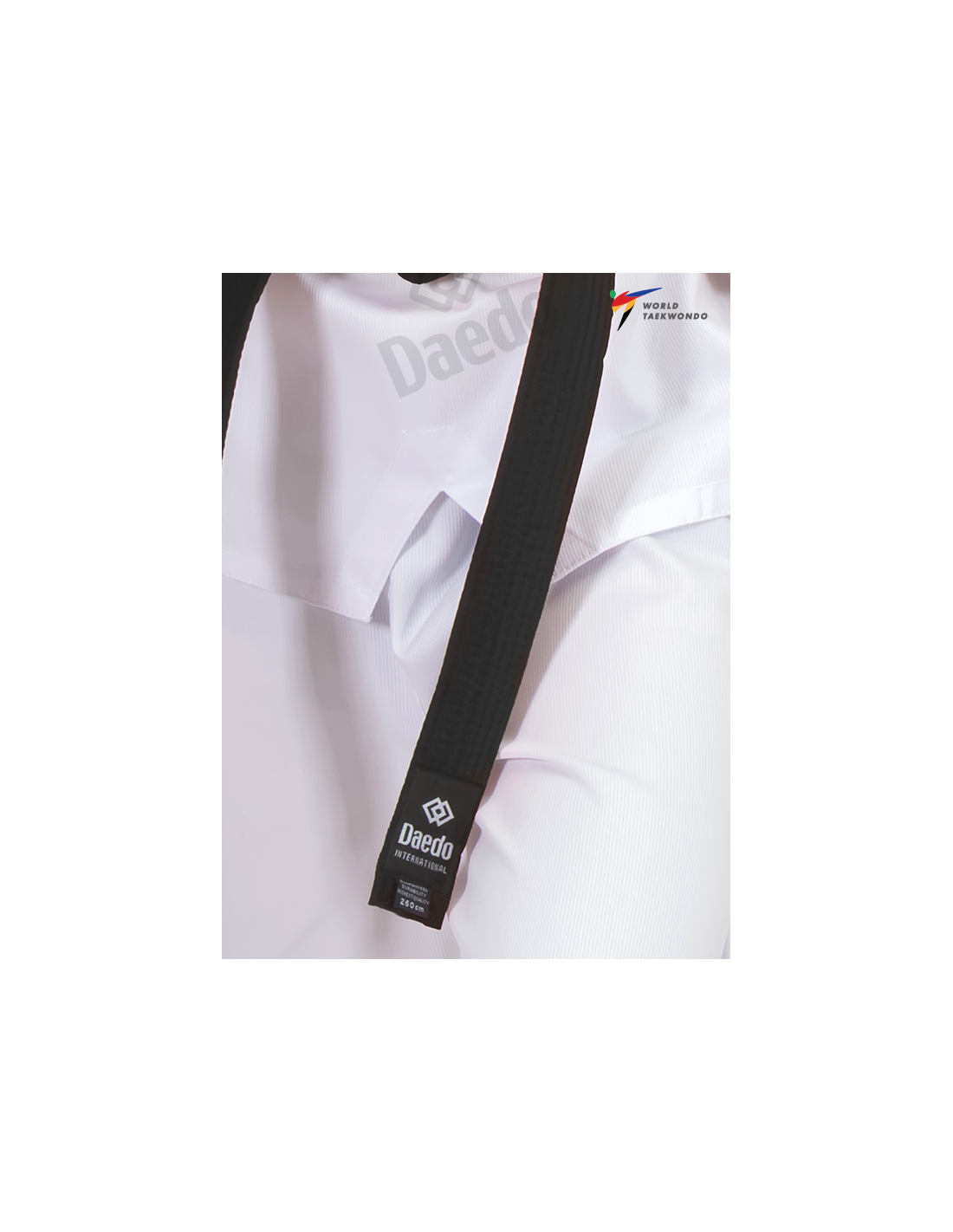 WT Dobok Black Neck*++*WT Dobok Black Neck